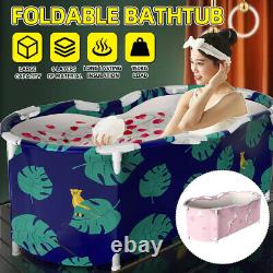 120CM Portable Soaking Bathtub Adult Kids PVC Water Tub Winter Spa Sauna Barrel