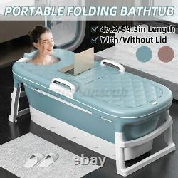 138cm Large Thickened Portable Bathtub Bath Home Barrel Adult Kids Sauna Spa
