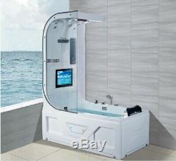 1600 luxury Whirlpool Bathtub Top Shower TV Cervical Vertebra Massage Indoor Tub