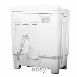 17.6lbs Portable Mini Compact Twin Tub Laundry Washing Machine Washer Spin Dryer