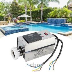 220V 3KW Digital Swimming Pool Bath SPA Hot Tub Electric Water Heater Thermostat