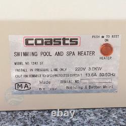 3000W Electric Swimming Pool Heater & SPA Bathe Bath Hot Tub Thermostat 220V