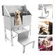 34 Dog Pet Grooming Bath Tub Stainless Steel Professional Bathtub
