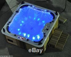 5pcs/set led bathtub Bath Tub Jacuzzi Spa light RGB with one touch switch IP68