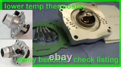 80°C Thermostat kit BMW E39 540i 535i E38 740i 735i X5 M62 Reduce temperature