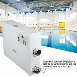 9KW 220V Digital Swimming Pool & SPA Electric Water Heater Thermostat Hot Tub