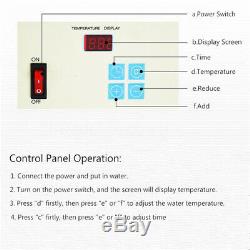 9KW 220V Electric Water Heater Hot Tub Digital Thermostat Swimming Pool&SPA Bath