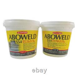 ABOWELD 55-1 5512QKR Epoxy Paste, Gray, 2 qt, Tub