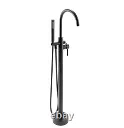 AKDY TF0042 46 Freestanding Floor Mounted Bath Tub Filler Faucet with Wand