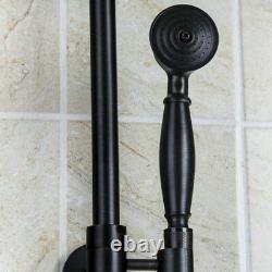 AS Oil Rubbed Bronze Bathroom Rainfall Shower Faucet Set Tub 2 Handle Mixer Tap