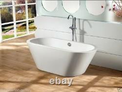 Acrylic Bathtub Freestanding Soaking Tub Modern Bathtub Amadeo 63
