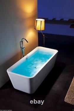 Acrylic Bathtub Freestanding Soaking Tub Modern Bathtub Amattia 69