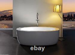 Acrylic Bathtub Freestanding Soaking Tub Modern Bathtub Anatolio 69