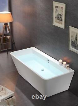 Acrylic Bathtub Freestanding Soaking Tub Modern Bathtub Arzeno II 67