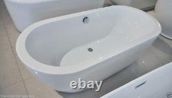 Acrylic Bathtub Freestanding Soaking Tub Modern Bathtub Biagio 68