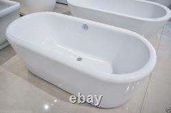 Acrylic Bathtub Freestanding Soaking Tub Modern Bathtub Mariano 68