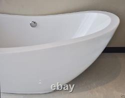 Acrylic Bathtub Freestanding Soaking Tub Modern Bathtub Orlando 69