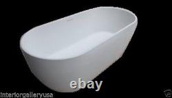 Acrylic Bathtub Freestanding Soaking Tub Modern Bathtub Ottavio 67