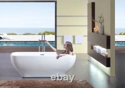 Acrylic Bathtub Freestanding Soaking Tub Modern Bathtub Paizo 67