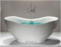 Acrylic Bathtub Freestanding Soaking Tub Modern Bathtub Ursoni 67