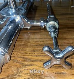 Antique 1890's Nonco claw foot tub faucet tower drain Waste Complete Working