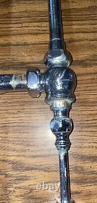 Antique 1890's Nonco claw foot tub faucet tower drain Waste Complete Working