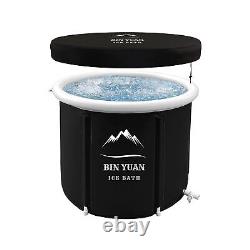 B&Y Ice Bath Tub for Athletes Portable Bathtub Large 31.5''Inflatable Bathtub