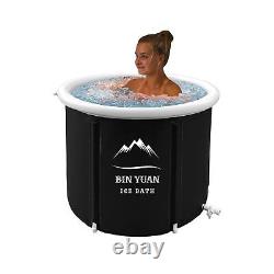 B&Y Ice Bath Tub for Athletes Portable Bathtub Large 31.5''Inflatable Bathtub