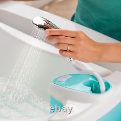 BATH TUB Whirlpool Bubbling Spa Shower for Newborn Baby Blue SUMMER INFANT
