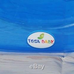 BLUE Aqua Lux Large 102cm Baby Bath Tub With Thermometer By Tega Baby