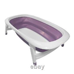 Baby Bath Time Foldable Splash & Play Lavender Purple Transportable BathTub