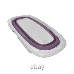 Baby Bath Time Foldable Splash & Play Lavender Purple Transportable BathTub