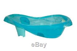 Baby Bath Time Splash & Play Animal Design Bath Tub + Sling+Washer Bottle+Rinser