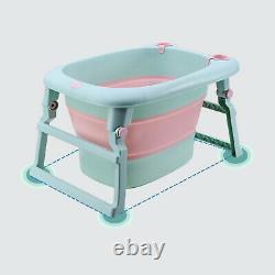 Baby Bathtub Infant Shower 3-in-1Toddler Bath tub Foldable Portable Collapsible