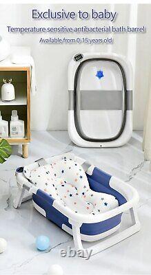 Baby Bathtub Real-time Temperature Baby Take A Bath Bucket Bathroom Basket Tub
