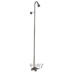 Barclay 4195-CP Diverter Bathcock with Riser and Shower Head, Polished Chrome