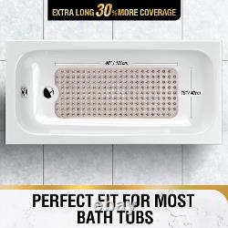 Bath Mat for Tub, Non Slip Bathtub Mat, 40 X 16 Inch Extra Long Bath Tub Mat, Ma