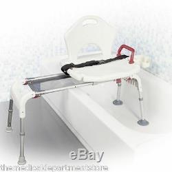 Bath Tub Transfer Bench Folding Universal Sliding Shower Chair Seat RTL12075