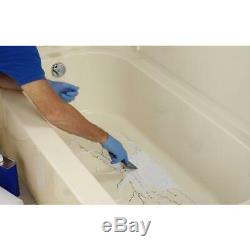 Bathroom Bathtub Floor Repair Inlay Kit Shower Bath Bone Waterproof Tub 16 x 40