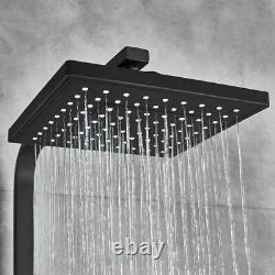 Bathroom Shower Faucet Set with Tub Spout 8Rainfall Shower Fixture Wall Mounted