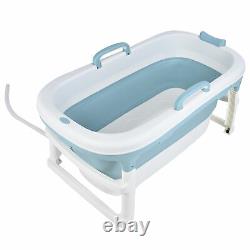Bathtub Blue Soft Collapsible Bathtub Household SPA Baby Tub For Shower Room SS
