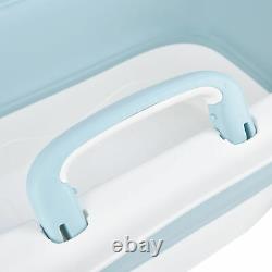 Bathtub Blue Soft Collapsible Bathtub Household SPA Baby Tub For Shower Room ZI