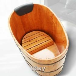 Bathtub Cask Adult Barrel Bath Tub Solid Wood Bathroom House Bathing Wooden Tool