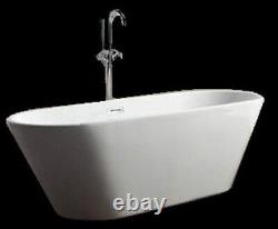 Bathtub Freestanding Acrylic Bathtub Soaking Tub Modern Bathtub Vitale 59