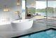 Bathtub Freestanding Acrylic Bathtub Soaking Tub Modern Tub Cardea 73