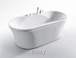 Bathtub Freestanding Acrylic Bathtub Soaking Tub Modern Tub Luzano 67