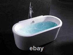 Bathtub Freestanding Acrylic Bathtub Soaking Tub Modern Tub Nicolo 65