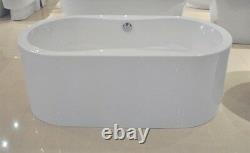 Bathtub Freestanding Acrylic Bathtub Soaking Tub Modern Tub Redona 61