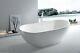 Bathtub Freestanding Solid Surface Bathtub Modern Soaking Tub Aalish 64
