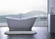Bathtub Freestanding Solid Surface Bathtub Modern Soaking Tub Armada 69